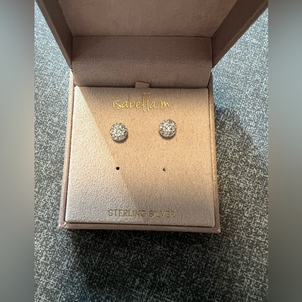Sterling Silver Isabella M. Earrings
